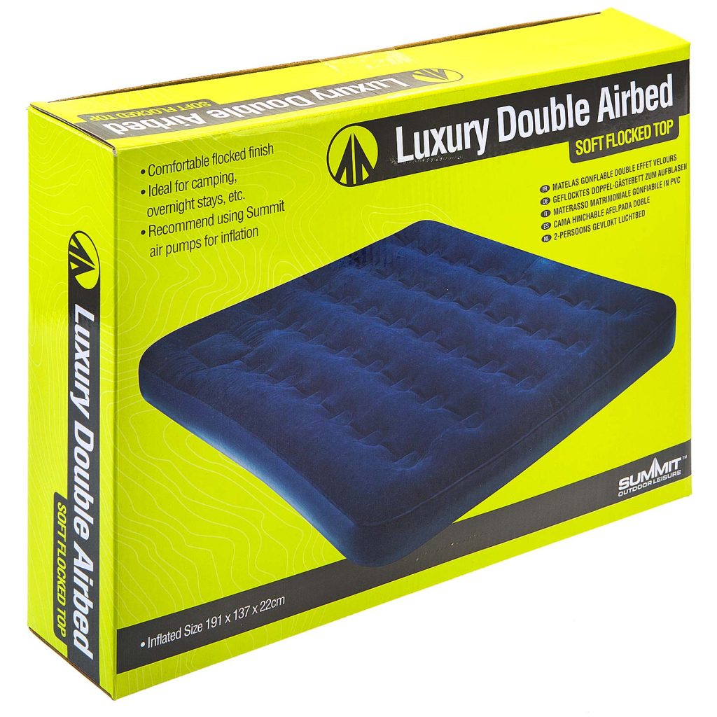Luxury Flocked Single And Double Airbed