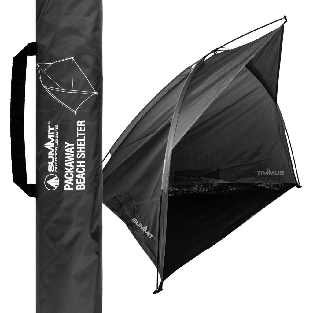 Black Pack Away Beach Shelter - Summit