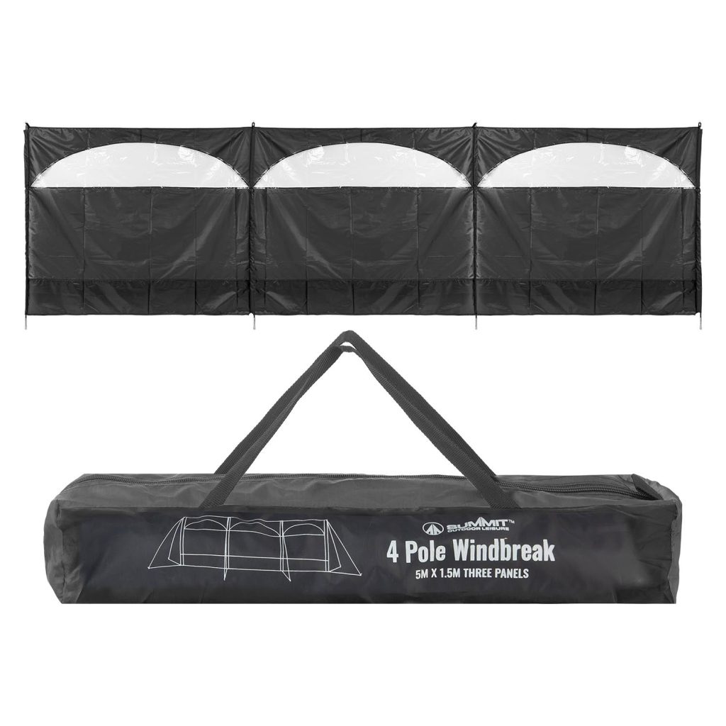 3 Panel Wind Breaker  Grey - 150Cm X 500Cm