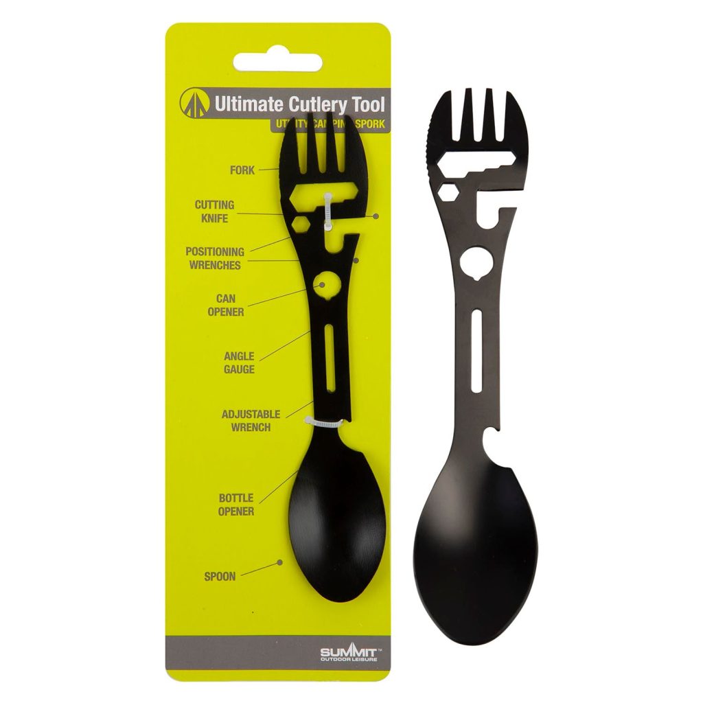 Multi Cutlery Tool  Black - 18Cm X 4Cm