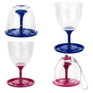Collapsible Wine Glasses Pack Away 10Oz 285Ml