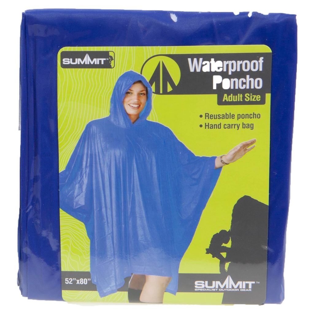 Poncho  Blue - Adult Sized