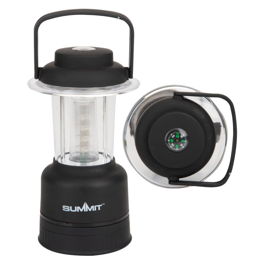 Led Lantern With Dimmer  Black - 16Cm X 9Cm