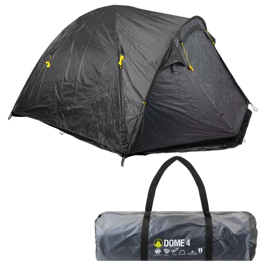 4 Person Grey Dome Tent