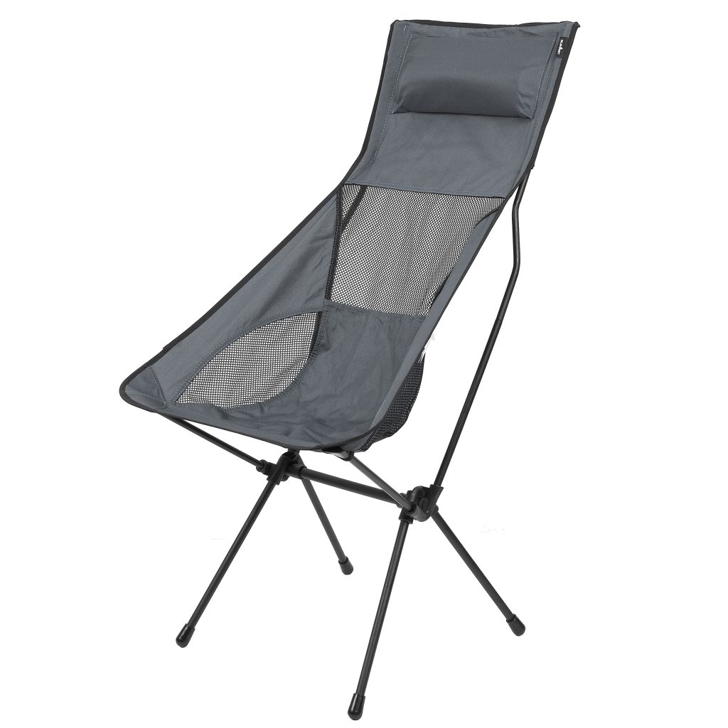 Folding Outdoor Chair - Grey / Grey