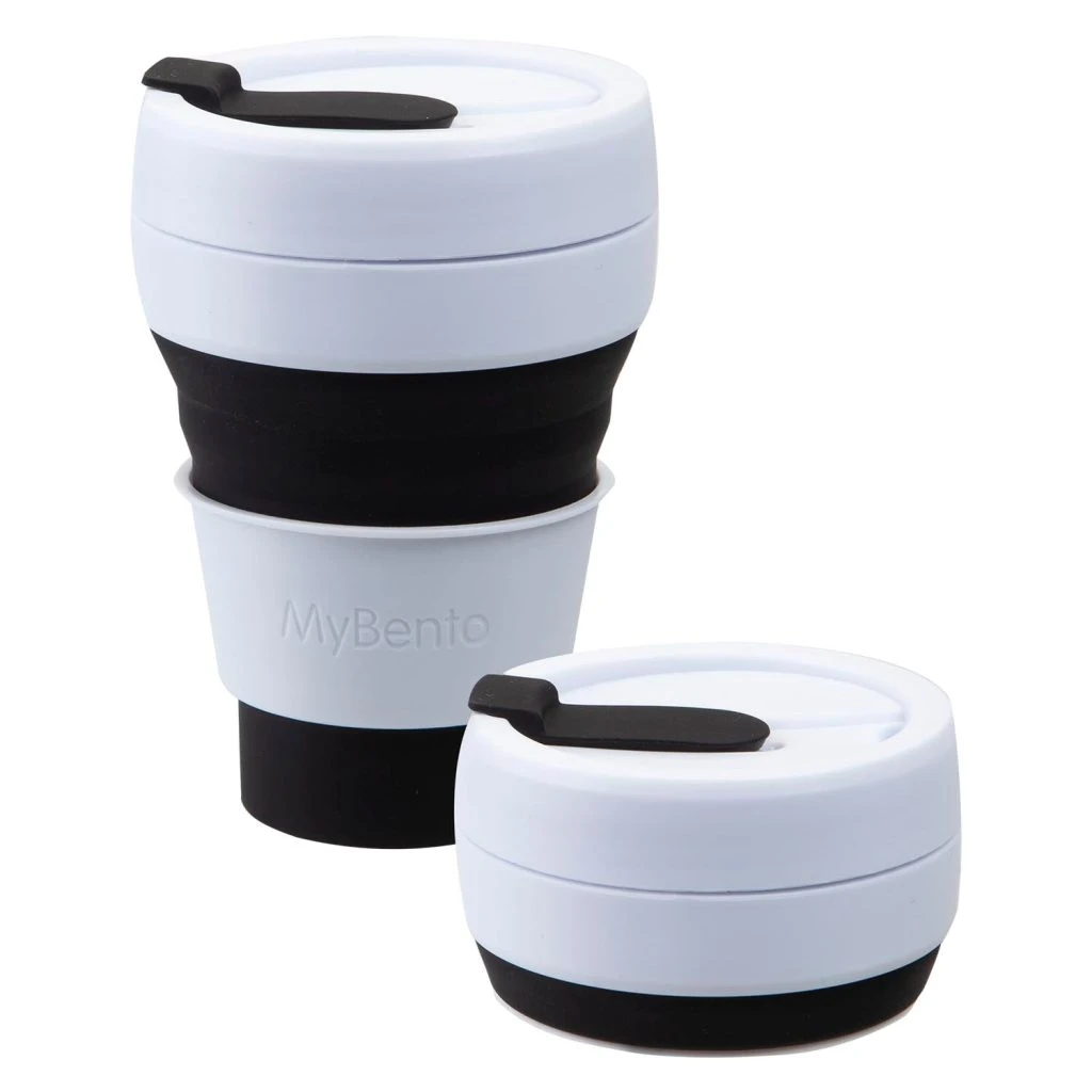 Pop Up Travel Mug  Black - 13Cm X 9Cm