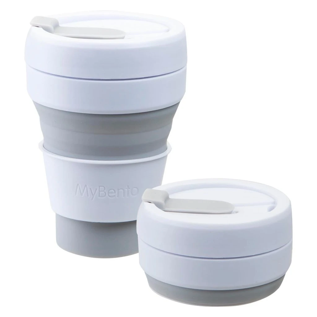 Pop Up Travel Mug  Grey - 13Cm X 9Cm