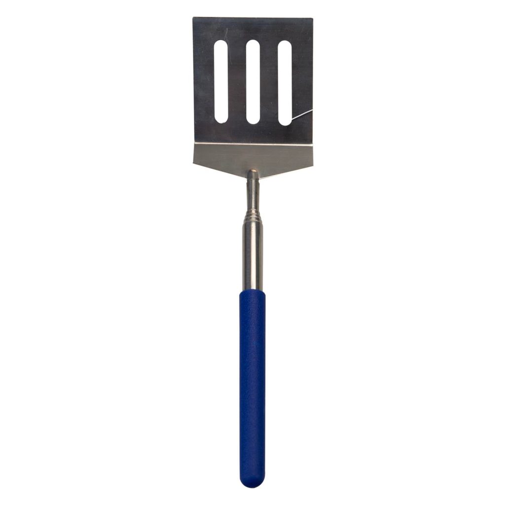 Extending Spatula With Locking System  Blue - 25Cm X 6.4Cm