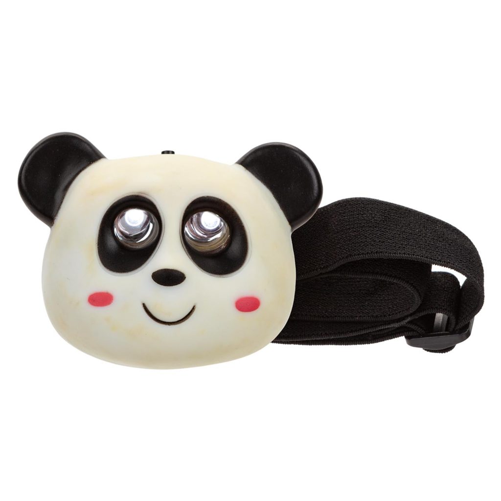 Panda Head Torch  Black - 8Cm X 7Cm
