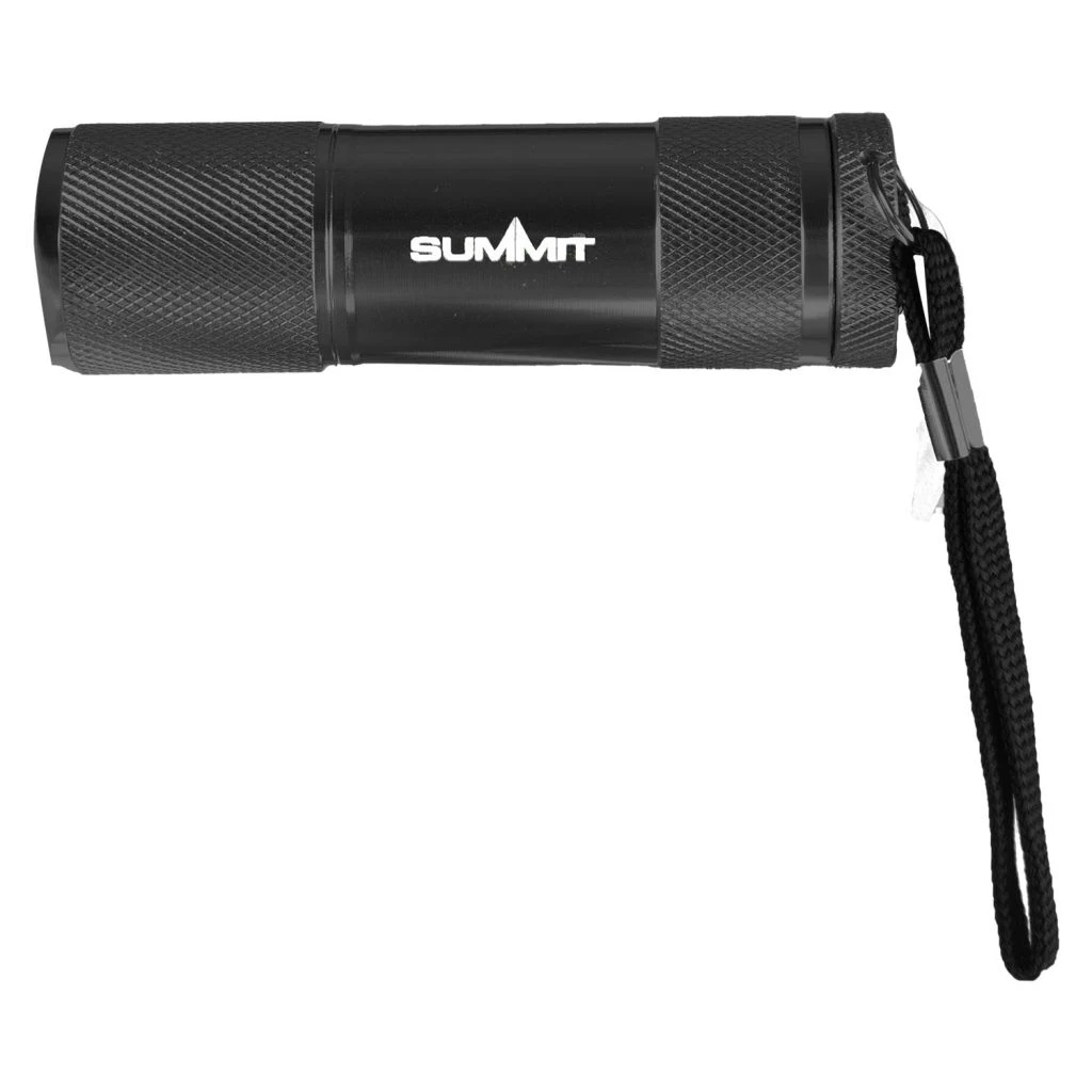 9 Led Torch  Black - 9Cm X 3Cm