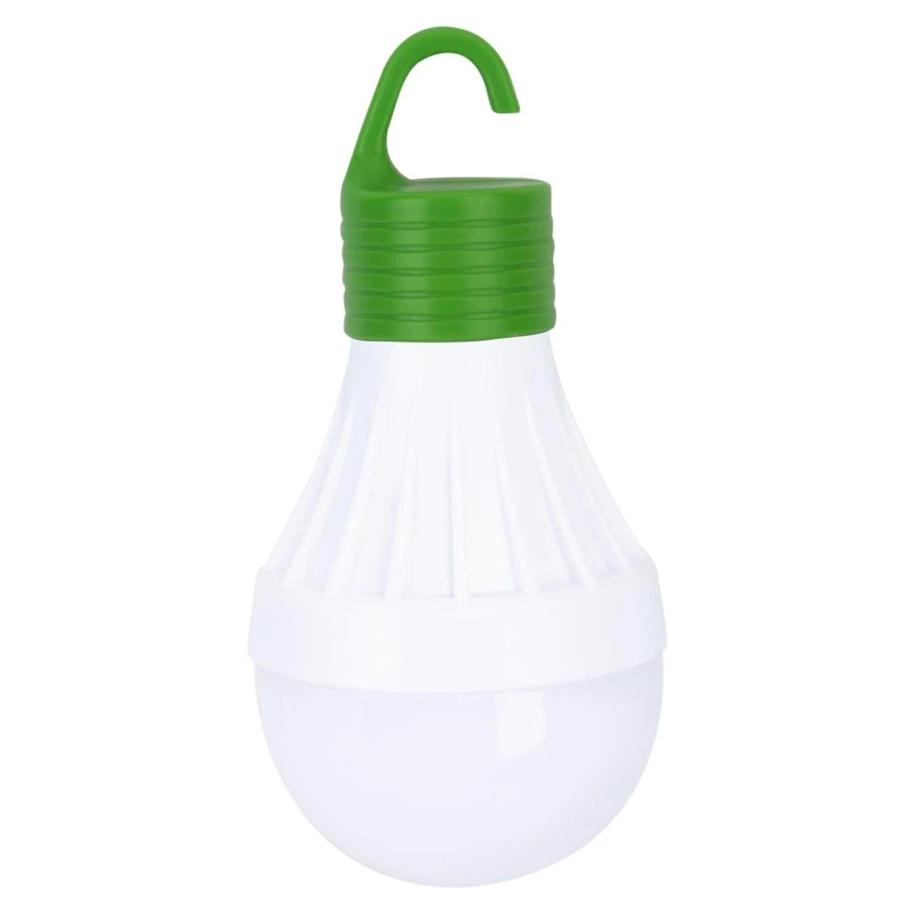 Led Orb Light Bulb With Caribiner Lifetime Charged Green - 12Cm X 6Cm