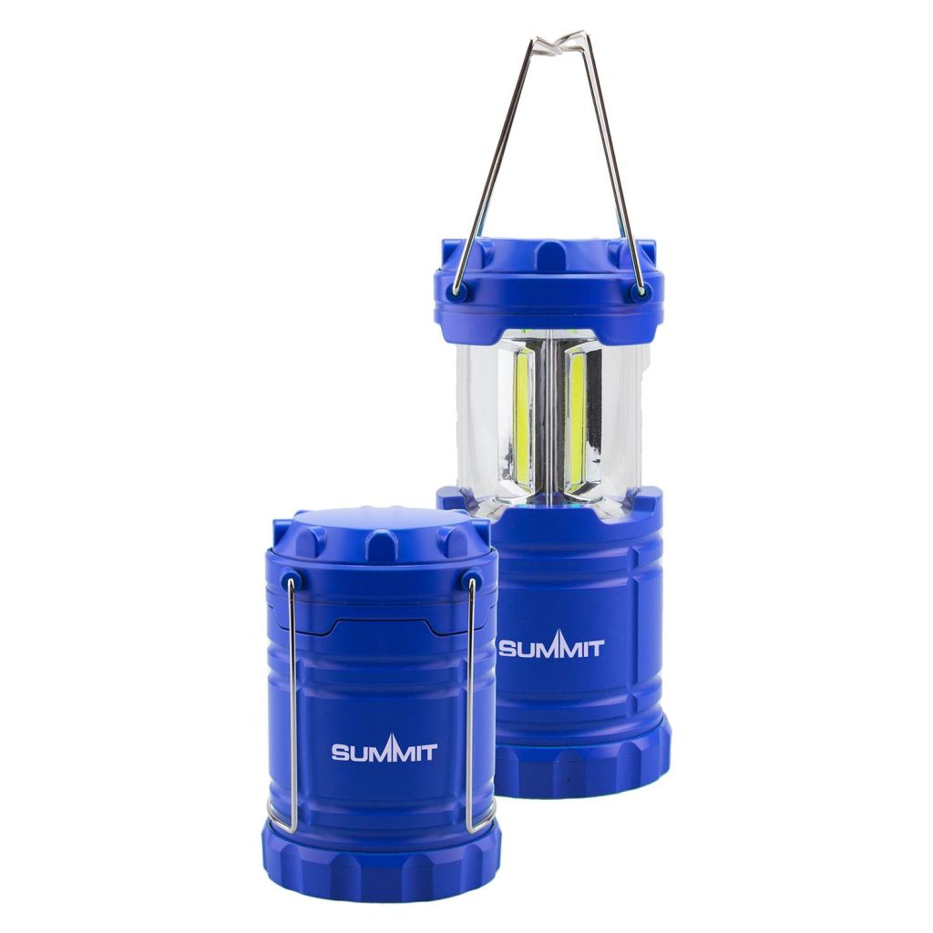 Micro Cob Collapsible Lantern  Blue - 17Cm X 7Cm